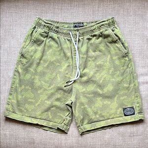 Poler Camouflage Dusty Shorts Casual Comfortable Large